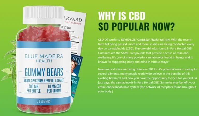 Blue Madeira CBD Gummies