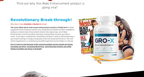 Gro-X Male Enhancement