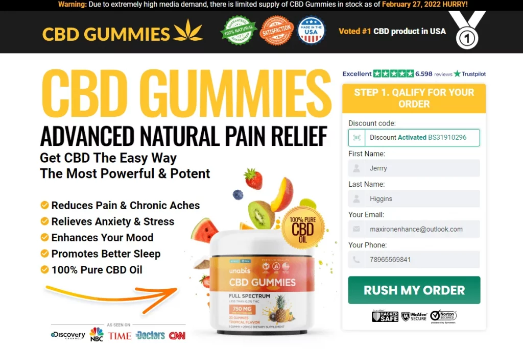 Unabis CBD Gummies