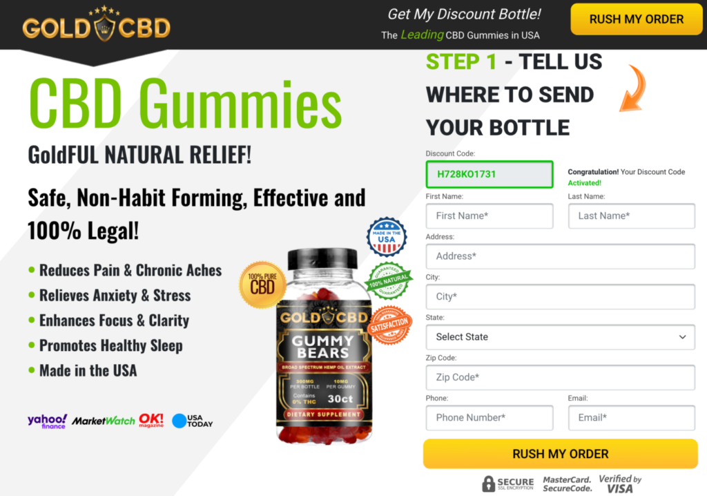 Gold CBD Gummies