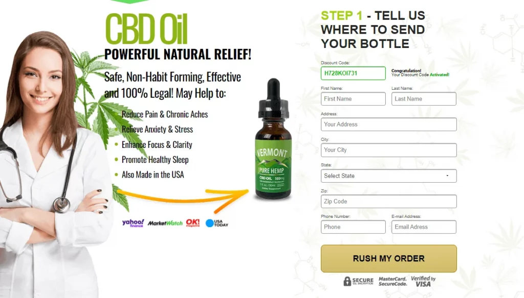 Vermont CBD Hemp Oil