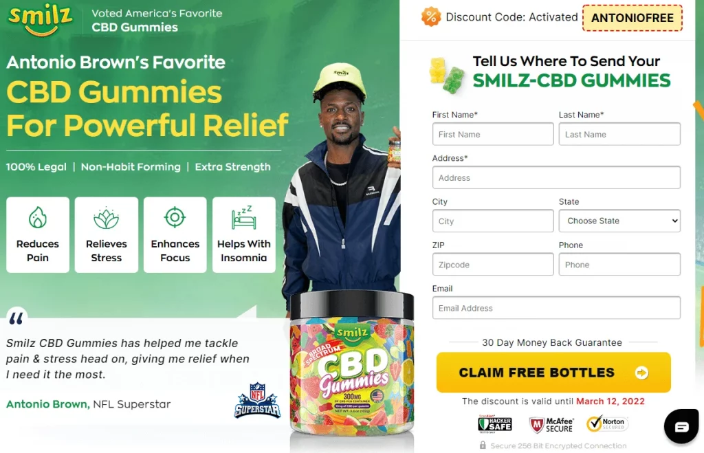 Antonio Brown's CBD Gummies