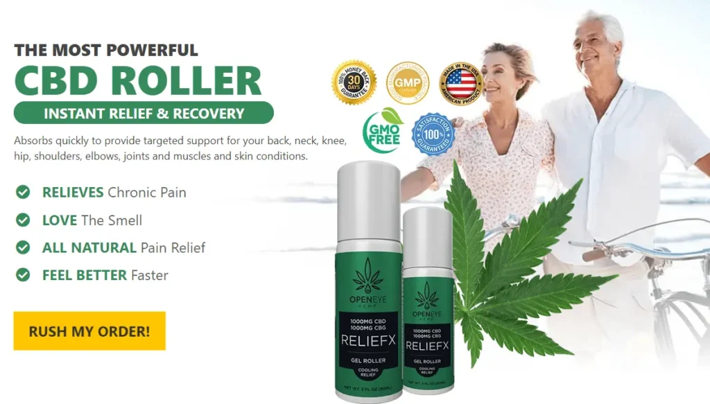 Open Eye CBD Pain Relief Roller