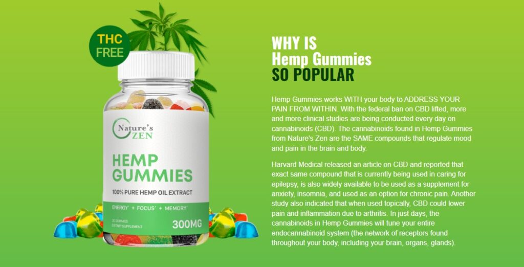 Natures Zen Hemp Gummies