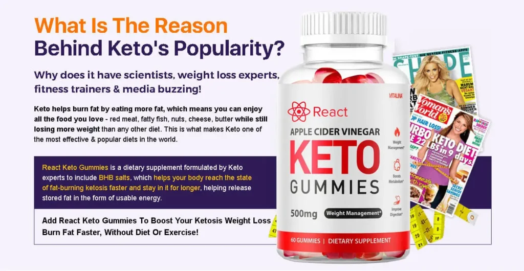 React Keto Gummies