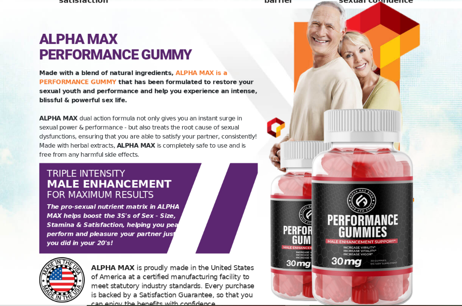 Alpha Max Burn Performance Gummies