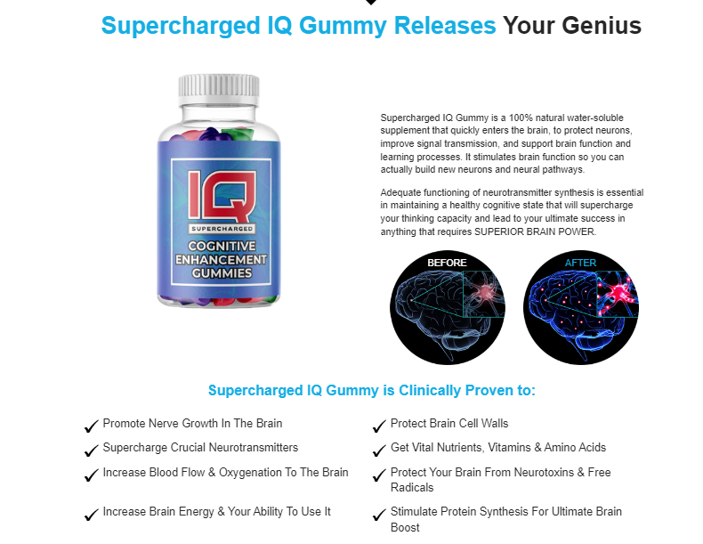 Supercharged IQ Gummies