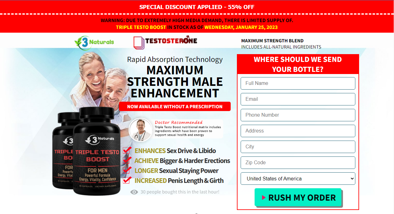 3 Naturals Triple Testo Boost