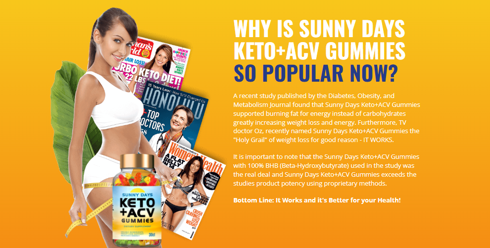 Sunny Days Keto+ACV Gummies